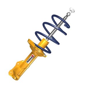 Ford Mustang Suspension Lift Kit - KONI - 1145 Sport Kit + Eibach Lowering Springs - Yellow - `15-`27